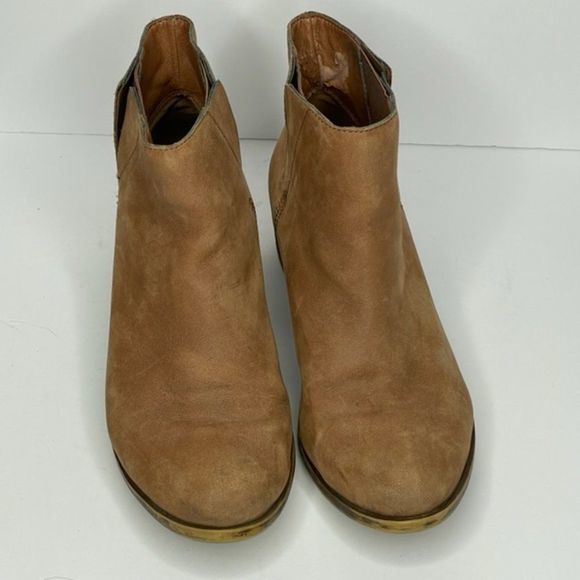 Lucky Brand Brown Suede Leather Booties‎ - Picture 2 of 5